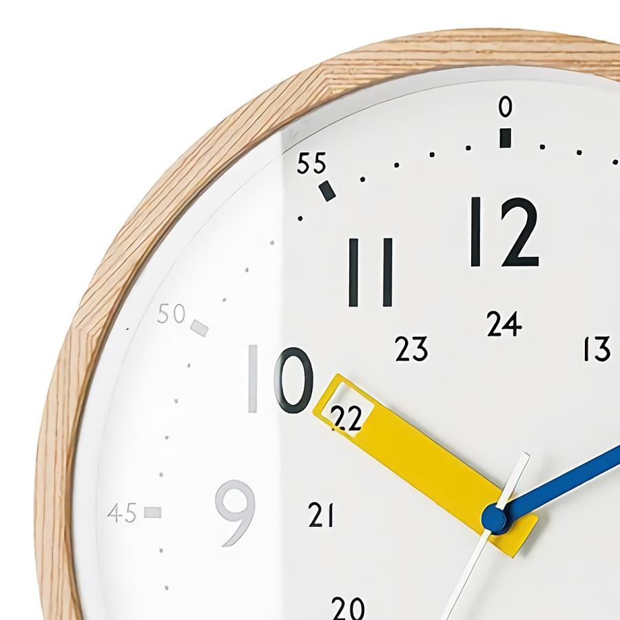 INTERFORM（インターフォルム） 壁掛け時計 電波 おしゃれ 知育時計