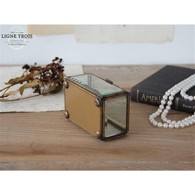 ジュエリーボックス中 アクセサリーケース 収納 小物入れ エッチング