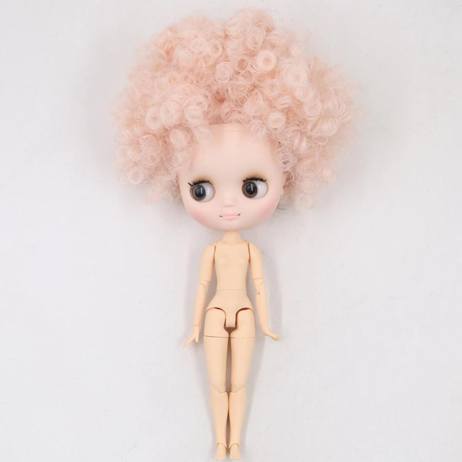 ミディ アイシードール アフロ 可動ボディ 1/8ドール カスタムドール