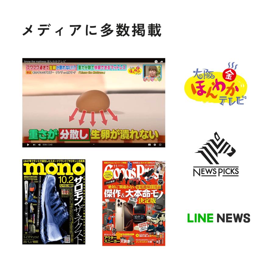 Limne ( リムネ ) マットレス セミダブル 【 送料無料 / 120日完全返金