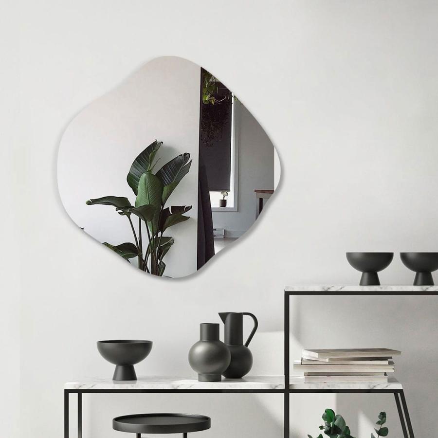 ウェーブミラー/ニュアンスミラー/インテリア/鏡/壁掛け/北欧モダン