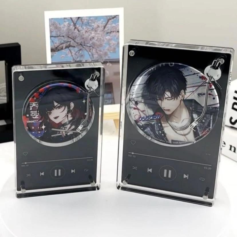 アクリルフレーム ケース キーホルダー 缶バッジ アクスタ アクリル