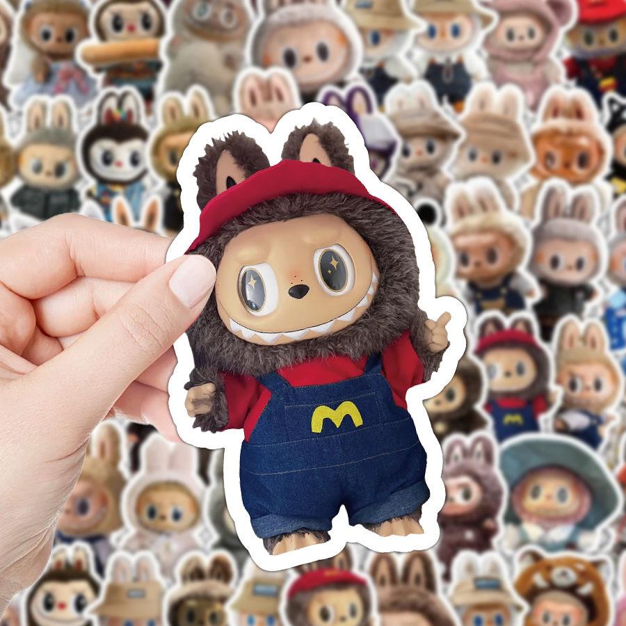 期間限定500円offクーポン／62枚セット ラブブ ステッカー シール