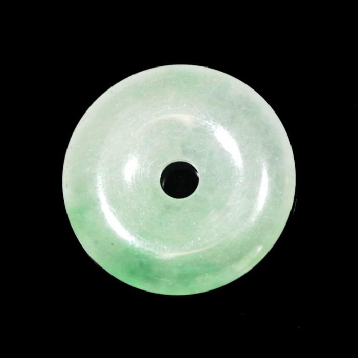 本翡翠 (ミャンマー産) ドーナツ型 (ピーディスク) 35mm 翡翠 ビルマ