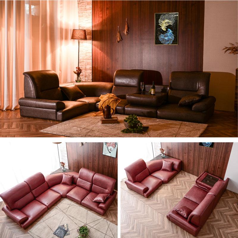 ARTTOWN ソファー ソファ ローソファー レザーファブリック フロア