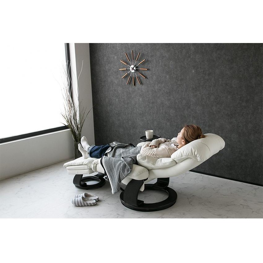 パーソナルチェア リクライニングチェア レザー 本革 1人掛け モダン