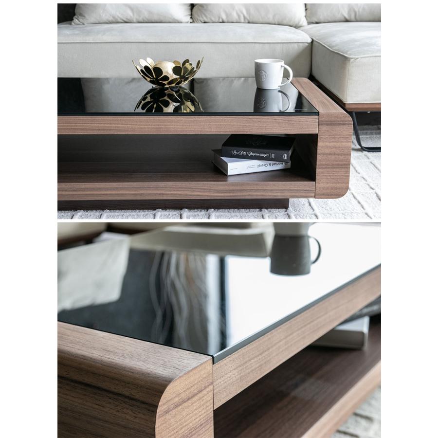 センターテーブル ガラステーブル ローテーブル 収納 おしゃれ モダン