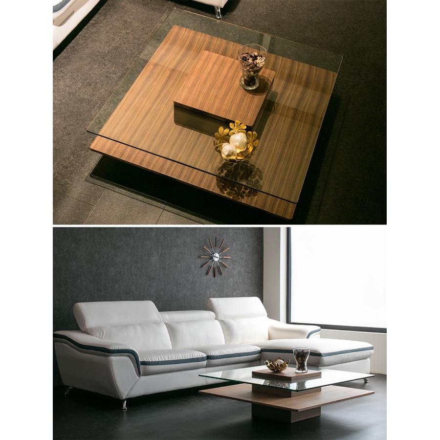 テーブル ガラステーブル センターテーブル ローテーブル 収納