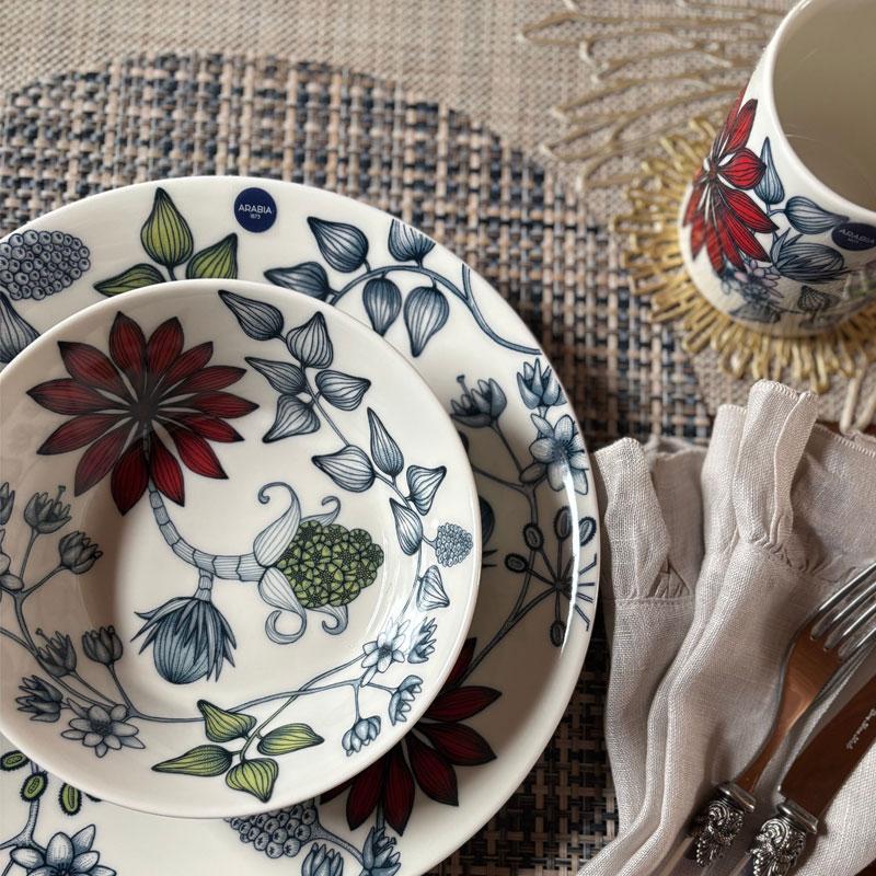 ARABIA（アラビア） ルノ サマーレイ ボウル 17cm ARABIA 食洗機