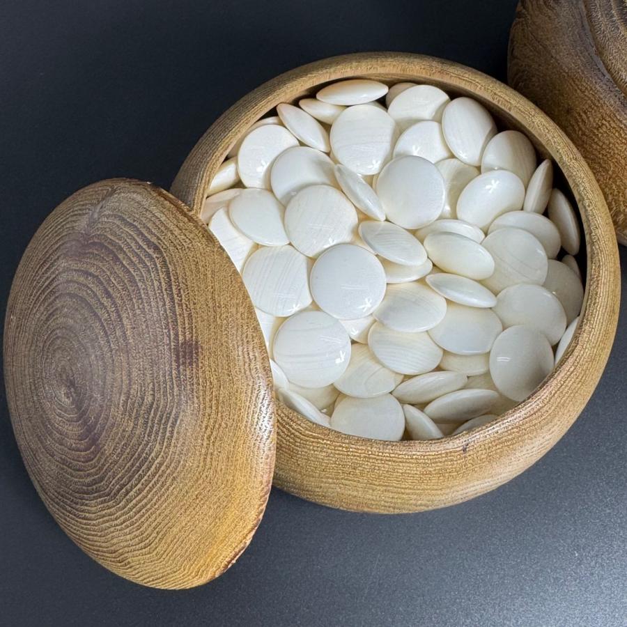 天然本蛤 那智 黒石 碁石 骨董/囲碁/碁笥/碁石/雪印/月印/華印