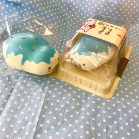 スクイーズ ぷに丸 餅あざらし ブルーベリーアイスクリーム 可愛い