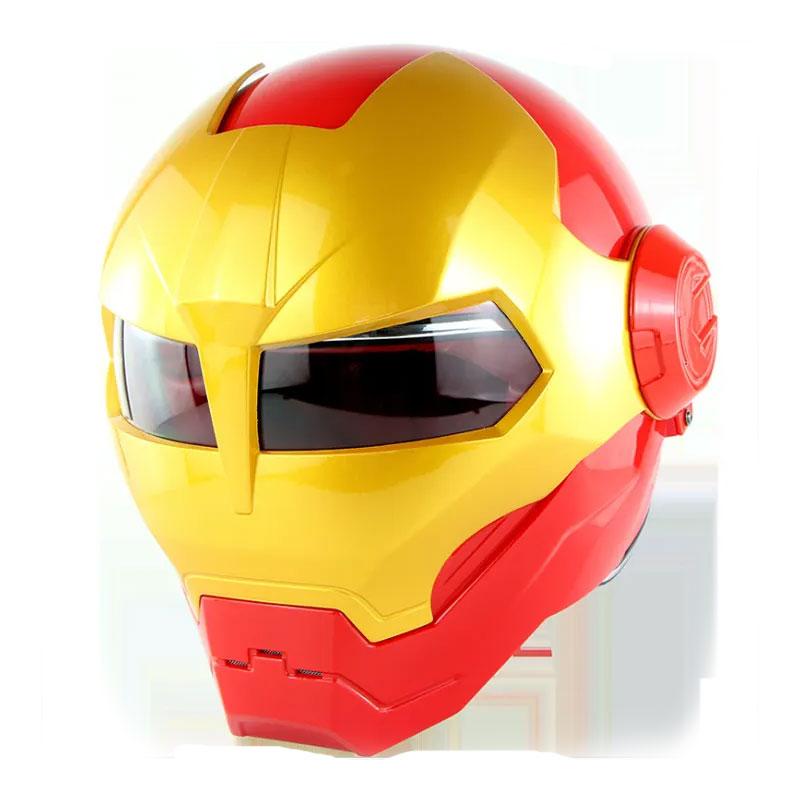 装飾用 フルフェイスヘルメット アイアンマン エイリアン 鉄人 レッド