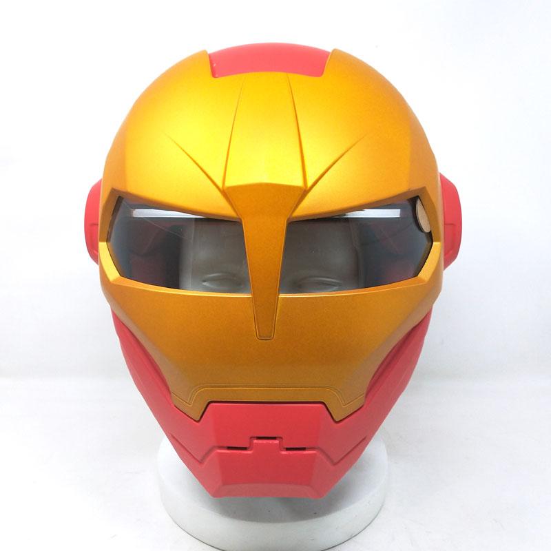 装飾用 フルフェイスヘルメット アイアンマン エイリアン 鉄人 レッド