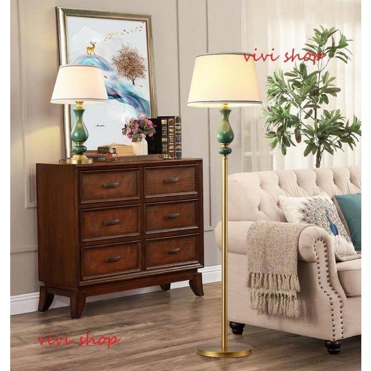 A27206 1220FL313銅.陶器.高級フロアスタンド スタンドライト フロア