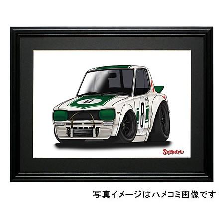 イラスト ハコスカGT-R（緑・No.8） : MotorParade - 通販 - Yahoo