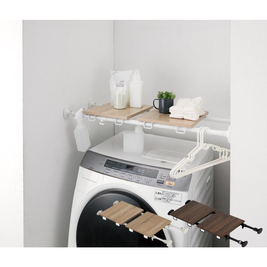 伸縮棚 つっぱり棚 突っ張り棒 突っ張り棚 ラック 伸縮 脱衣所