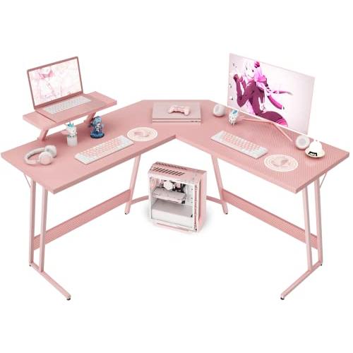 ゲーミングデスク パソコンデスク L字型 PCデスク 幅130cm パソコン