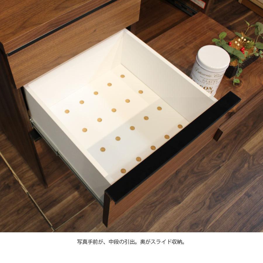 食器棚 カウンター 幅90cm キッチン収納 ブラウン ナチュラル A