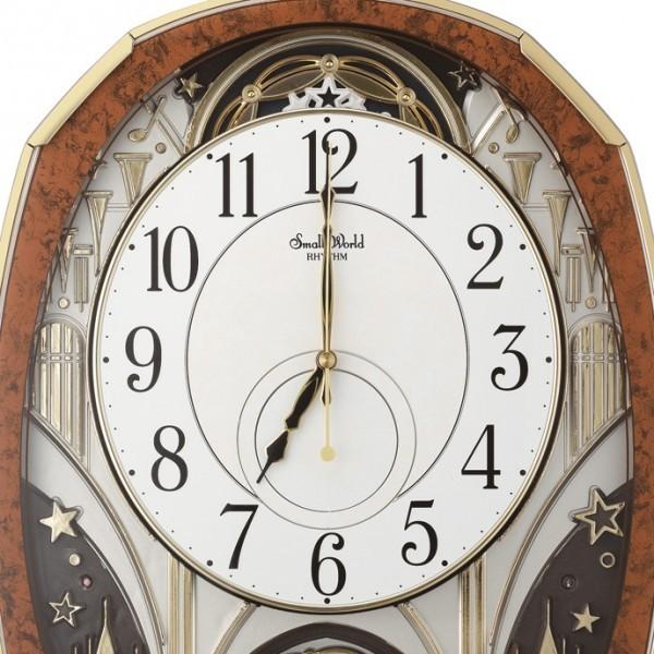 リズム 電波からくり時計 スモールワールド ノエルM メロディ30曲