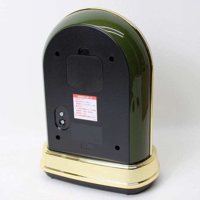 シチズン パルドリームR427 メロディ付き 高級電波置時計 アナログ 緑