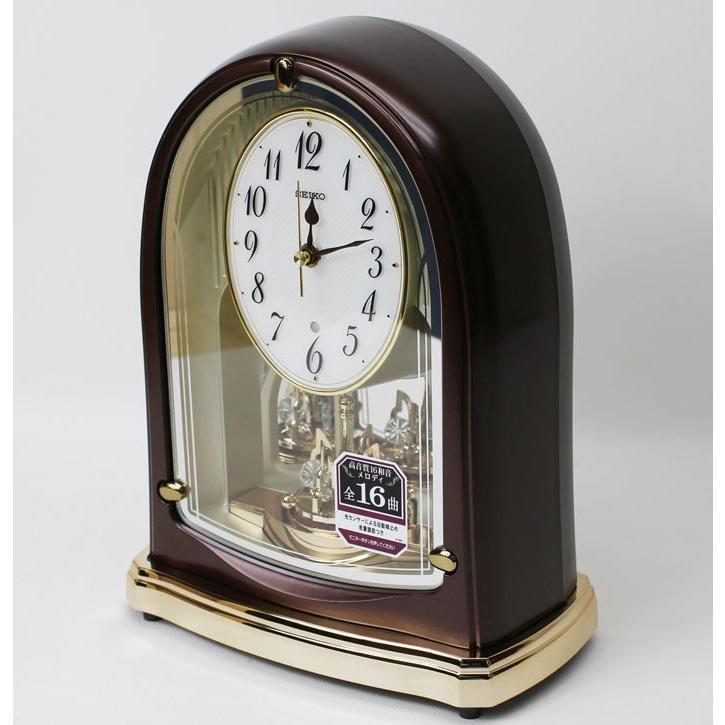 SEIKO（セイコー） セイコーメロディ付き 電波置時計 回転飾り 音量