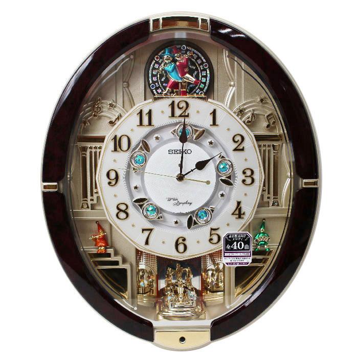 SEIKO（セイコー） からくり時計 電波掛け時計 ウェーブシンフォニー