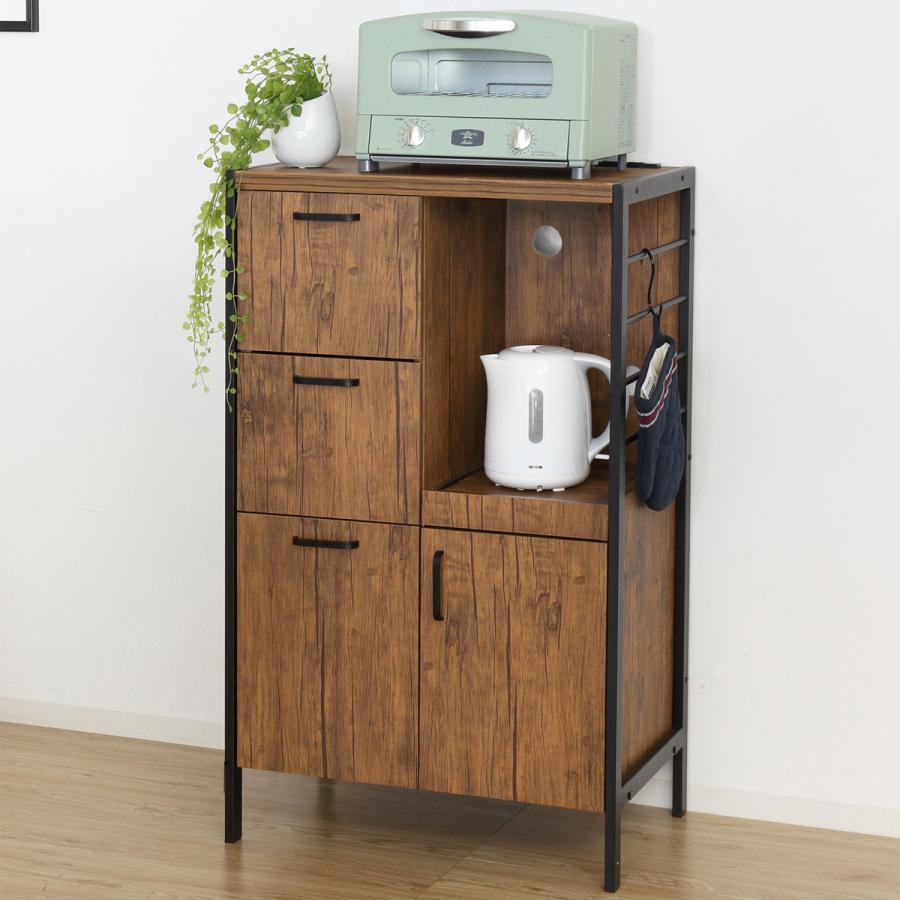 アート食器棚 W600 D400 H1000 アートシリーズ 食器棚 キッチン収納