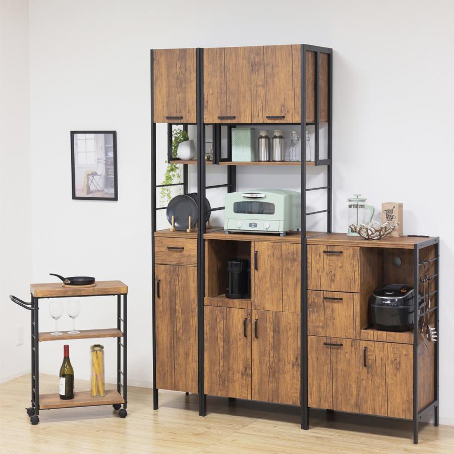 アート食器棚 W600 D400 H1000 アートシリーズ 食器棚 キッチン収納