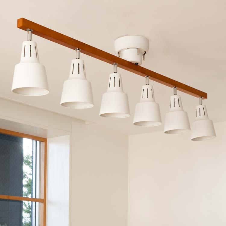 シーリングライト おしゃれ 照明器具 6灯 リモコン付き 12畳 LED 対応