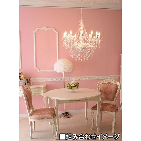 LEDライト付き プリンセスホワイト お手軽シャンデリア 12灯 : もみじ