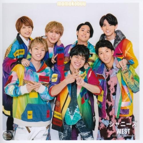 ジャニーズWEST 公式生写真 ましかくフォト（集合）CD210028