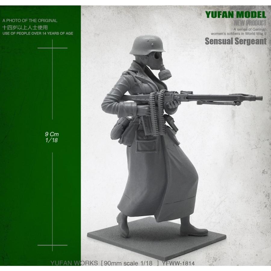 1/18 WW2 ナチス SS 親衛隊 セクシー 女性 兵士 ソルジャー 未塗装