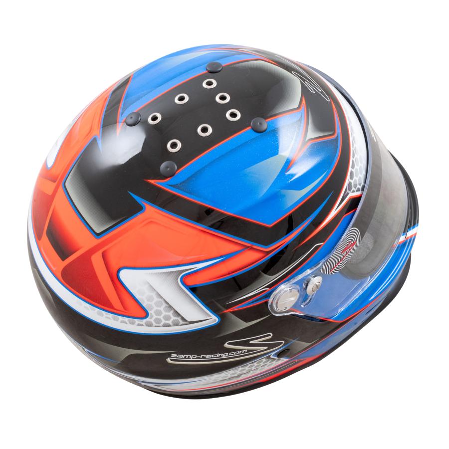 Zamp Helmet RZ-42Y Youth Snell CMR2016規格 Orange/Blue オレンジ
