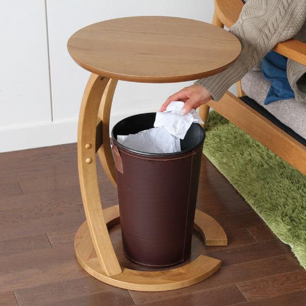 ICHIBA（市場） サイドテーブル 北欧 おしゃれ スリム 木製 コンパクト