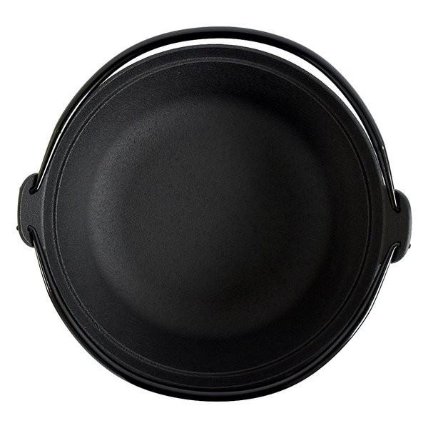 南部鉄器 いろり鍋 8寸 囲炉裏鍋 IH対応 内径235mm 南部鉄 木蓋付き 丸