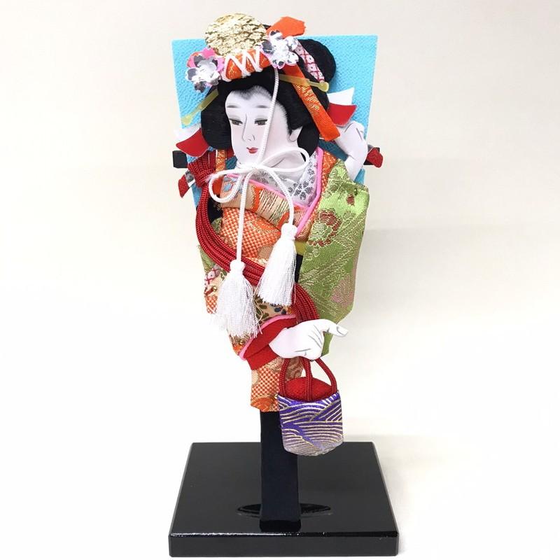 汐汲 【7号押絵羽子板】 初正月 コンパクト 豆羽子板 ミニ羽子板 飾り