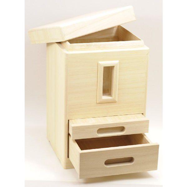 松田桐箱 桐の米びつ（こめびつ） 天然素材使用最高級品 5kg : 松田桐