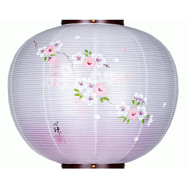 盆提灯 モダン おしゃれ 一対 大内行灯 10号 11号 12号 桜調 枝垂れ桜