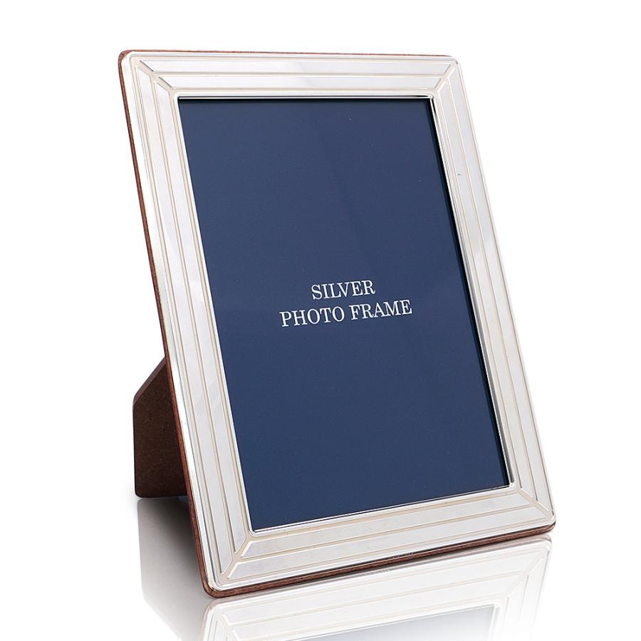 日本製 純銀製 フォトフレーム シルバー999 東京銀器 Vestalia 銀婚式