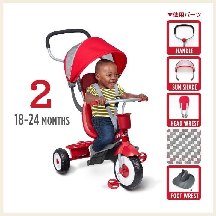 ラジオフライヤー（RADIOFLYER） 三輪車 自転車 プッシュハンドル