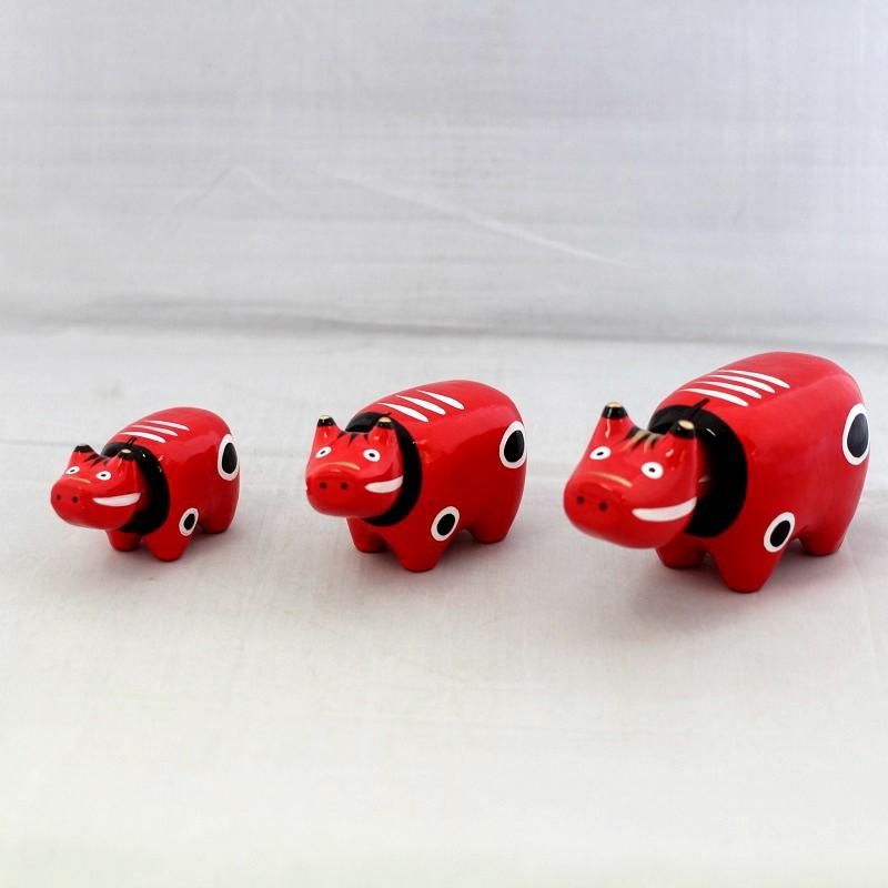 赤べこ 1号 2号 3号セット 野沢民芸 赤ベコ 民芸品 会津張り子 郷土