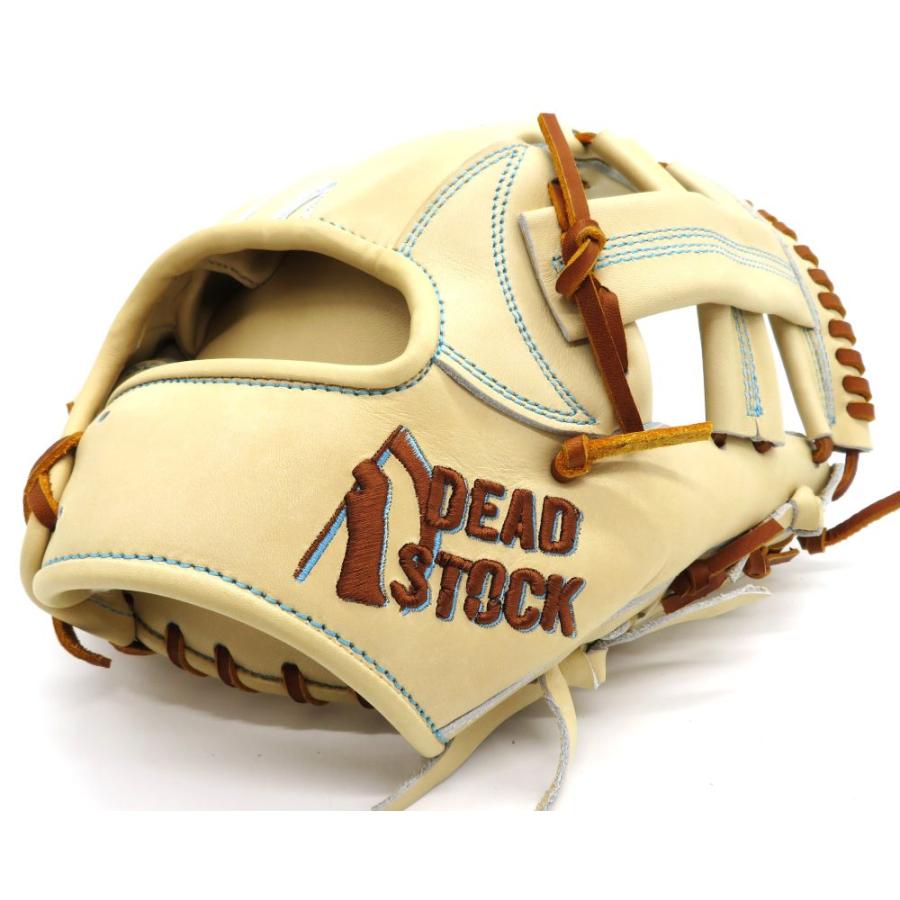硬式グラブ DEADSTOCK デッドストック 内野手用 クロスウェブ ブラウン