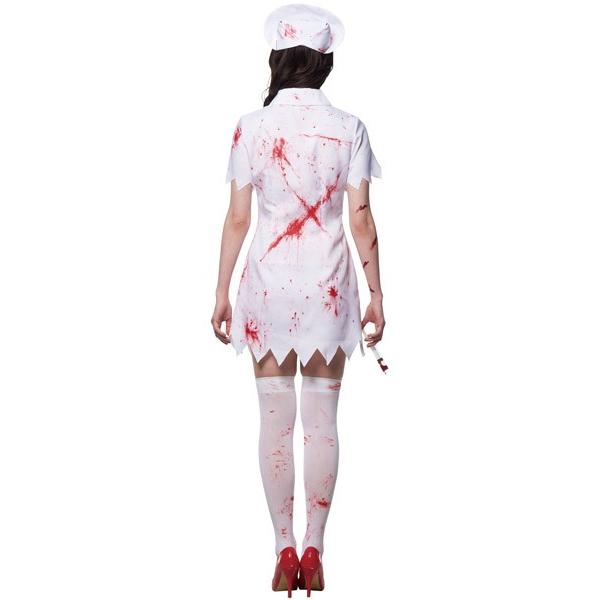 スプラッターナース ホラー ゾンビ コスプレ 血のり付き ナース服