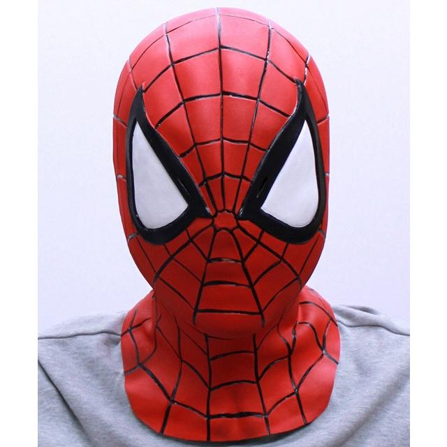 奉仕品 スーパーラテックス スパイダーマンマスク かぶりもの コミック