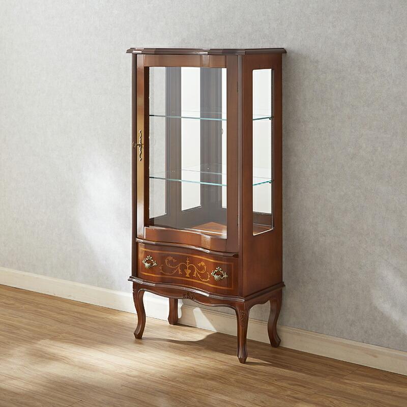 キャビネット(食器棚 飾り棚) 幅60cm / 収納 イタリア製 アンティーク