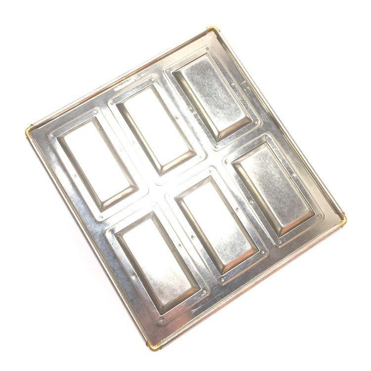 シリコン 加工 フィナンシェ 型 天板 6個付 松永製作所 | 空焼き 不要