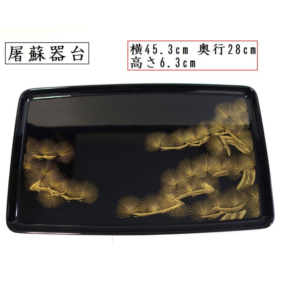 輪島塗 寿松 沈金 屠蘇器 三揃え 正月 新年の賀 新年儀式 屠蘇酒