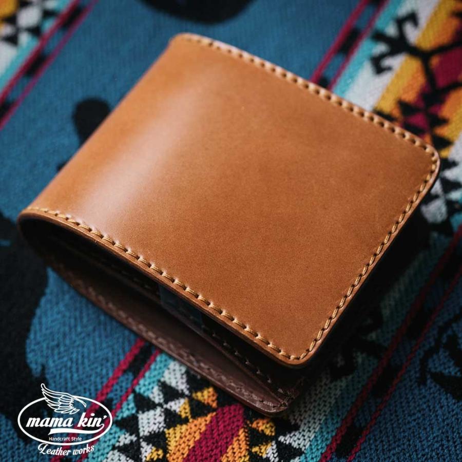 コードバン/二つ折り財布/栃木レザー/レザーウォレット/牛革/馬革/ヌメ