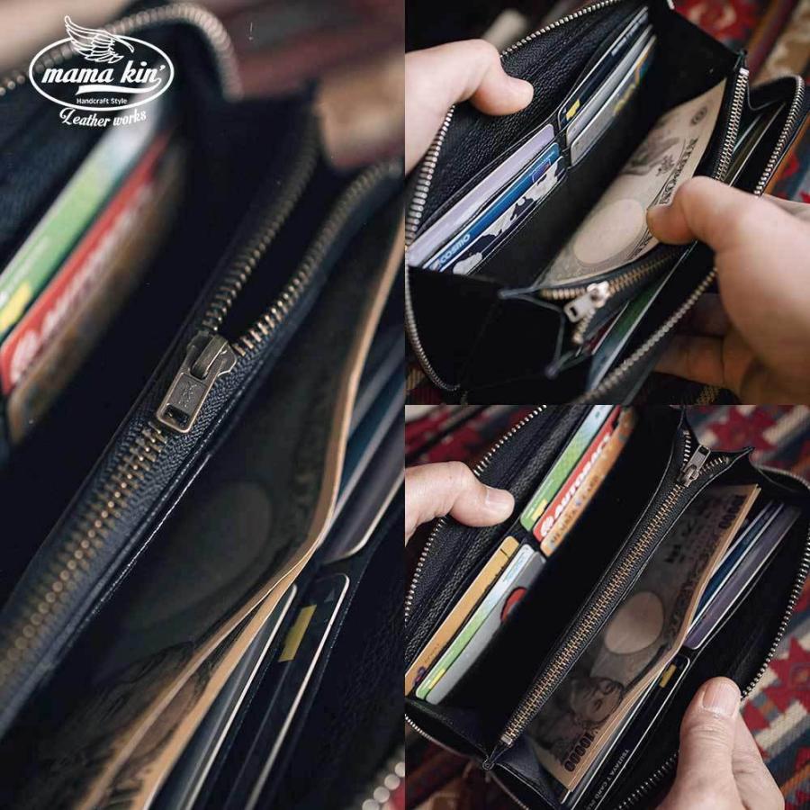 長財布 ラウンドファスナー ジッパー メンズ レディース 本革 レザー