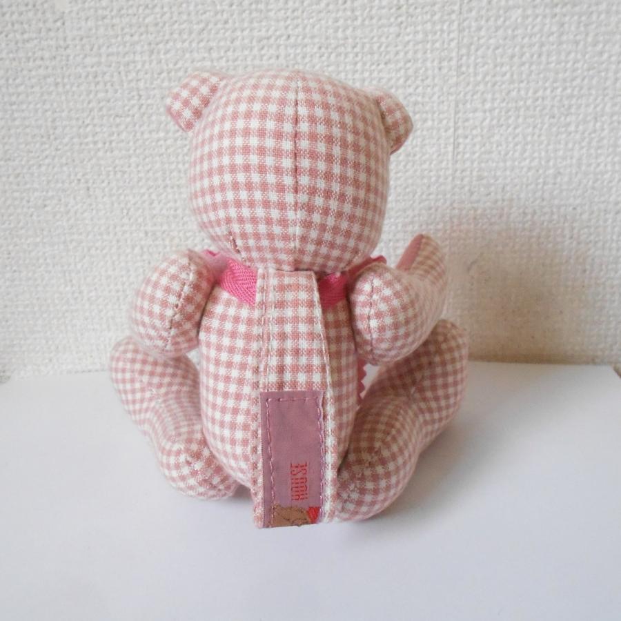 PINK HOUSE（ピンクハウス） ギンガムチェック テディベア クマさん